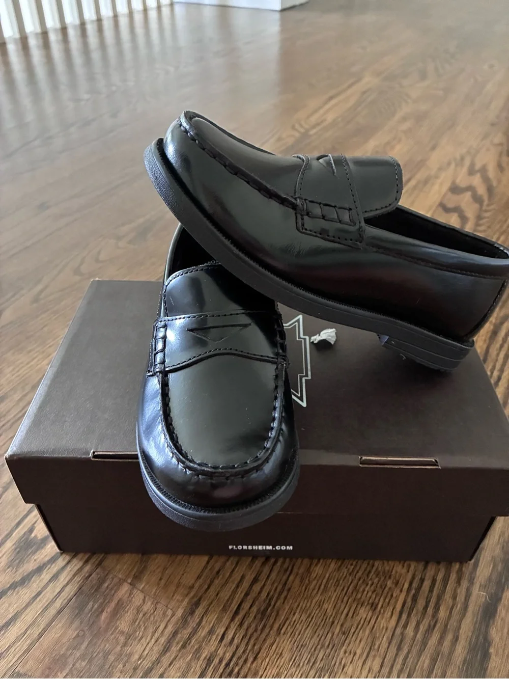 Florsheim Black Boys' Penny Loafers - Polished Dress Shoes NEVER WORN